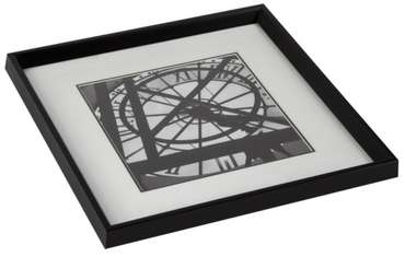 Постер с паспарту в раме "Paris Clock"