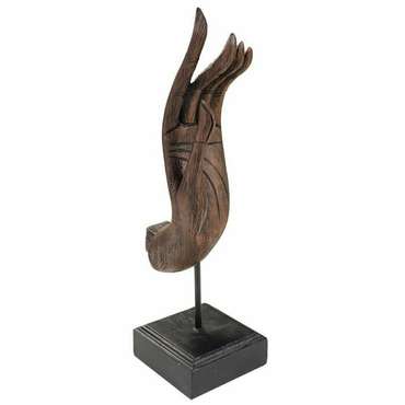 Декоративная фигура Коричневый Чёрный Металл полистоун рука 12 x 43 x 17 cm