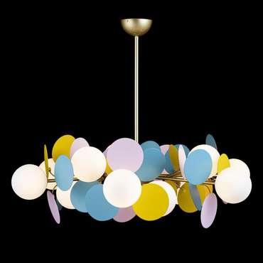 Подвесная люстра MATISSE 10008/12 mult (стекло, цвет белый)