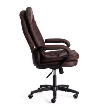 Офисное кресло Comfort Lt коричневого цвета из экокожи