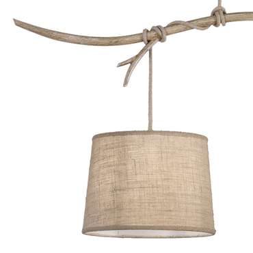 Подвесная люстра Sabina 6177 (ткань, цвет бежевый)