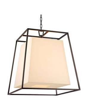 Подвесная люстра Пегги бронзового цвета