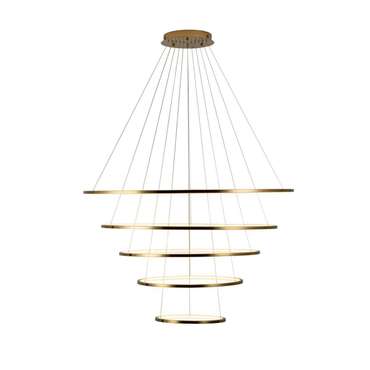 Подвесной светильник Ring 10015/5 (металл, цвет золото)