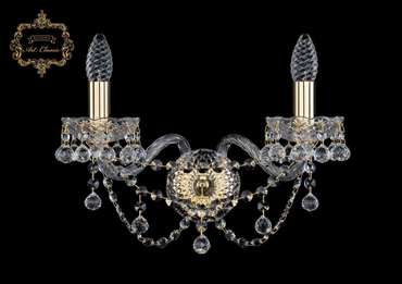 Хрустальное бра Art Classic 46327 10.26.2.165.Gd.B подсвечник с подвесками