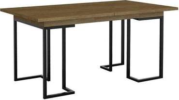 Раскладной обеденный стол Loft коричневого цвета