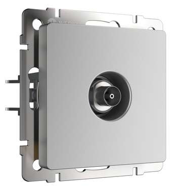 W1183006/ ТВ-розетка оконечная (серебряный) W1183006 Встраиваемые механизмы серебряные