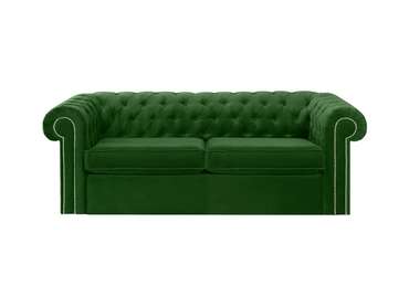 Диван Chesterfield зеленого цвта