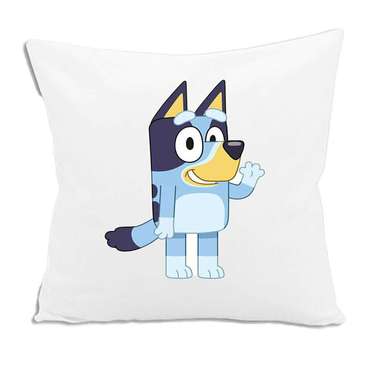 Подушка 3D Bluey Белый 30 x 30 см Квадратный