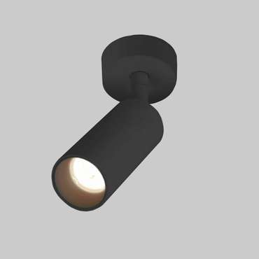 Накладной светодиодный светильник Diffe 3 черного цвета