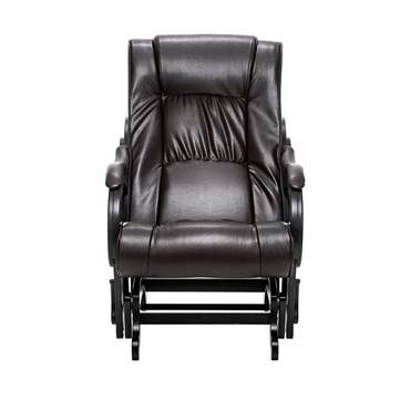 Кресло-маятник Модель 78 темно-коричневого цвета