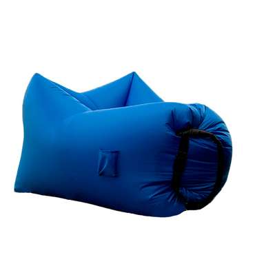 Надувное кресло Air Puf синего цвета
