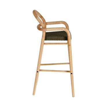 Барный стул Sheryl Green M из дерева бежевого цвета