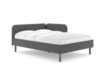 Кровать Julia 140х200 серого цвета без основания