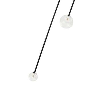 Люстра Иона черный d23 h133 G9 2*5W (Led лампы в комплекте 4000К)