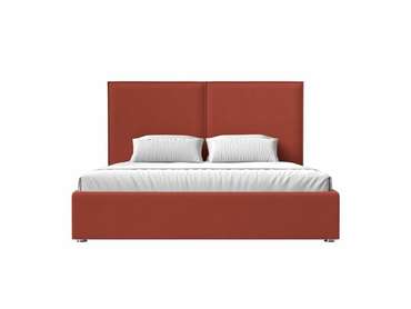 Кровать Аура 160х200 с подъемным механизмом кораллового цвета