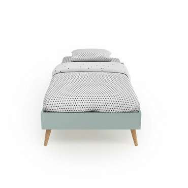 Кровать с сеткой Jimi 90x190 зеленого цвета