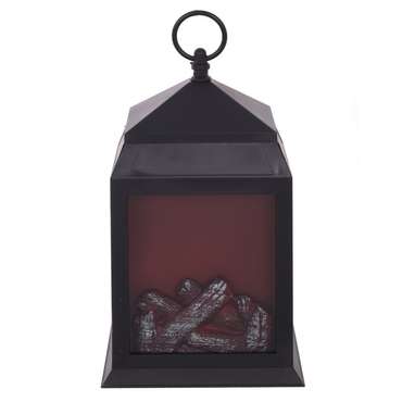 Декоративный светильник фонарь Камни черного цвета