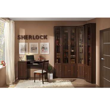 Библиотека Sherlock темно-коричневого цвета