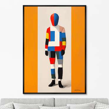 Репродукция картины Harlequin The Modernist, 2024г.