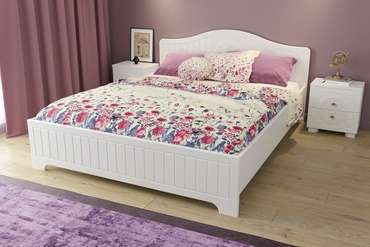 Кровать Монблан 160х200 белого цвета