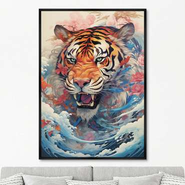 Репродукция картины Soaring Tigers, No 1, 2024г.