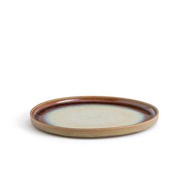 Комплект из четырех тарелок Liega 26 бежево-коричневого цвета