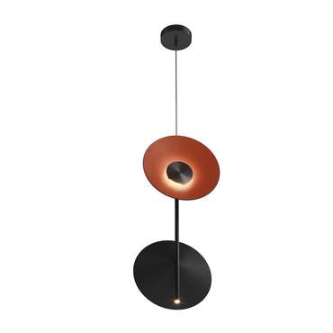 Светильник подвесной ST-Luce Черный/Оранжевый, Черный LED 3*2W 3000K SENTITO
