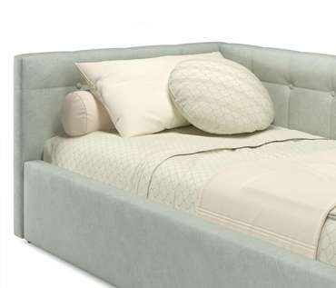 Кровать с подъемным механизмом Bonna 90х200 серого цвета 