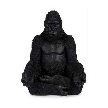 Декоративная фигура Горилла Yoga Чёрный 19 x 26,5 x 22 cm (4 штук)