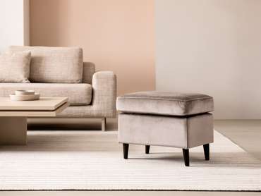 Пуф Ron бежевого цвета