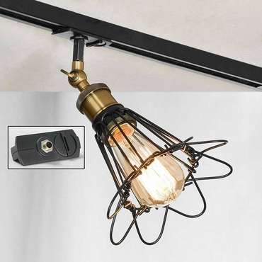 Трековый светильник однофазный 220V Lights Lussole Loft Centereach LSP-9109-TAB