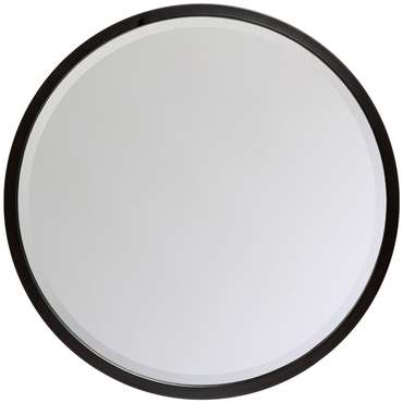 Настенное зеркало Вестон в раме черного цвета