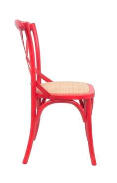 Венский стул Cross Back Red