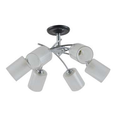 Люстра на штанге 1170/6P (стекло, цвет белый)