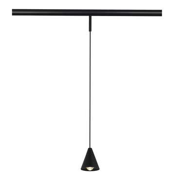 Магнитный трековый светильник Черный LED 1*5W 4000K Lm Ra&gt;90 40° IP20 D80xH98 24V SUPER5