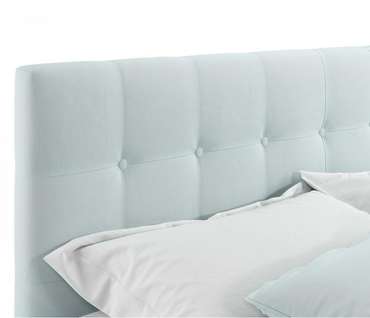 Кровать Selesta 160х200 мятного цвета с ортопедическим основанием