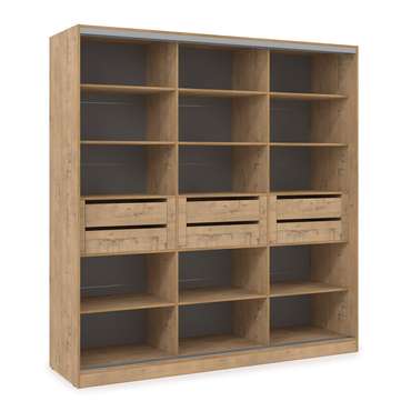 Шкаф-купе Comfort 21.10 коричневого цвета