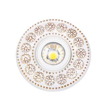 Точечный светильник 4002 (керамика, цвет золото)