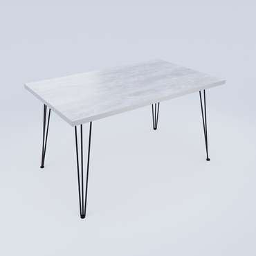 Обеденный стол 130 серого цвета 