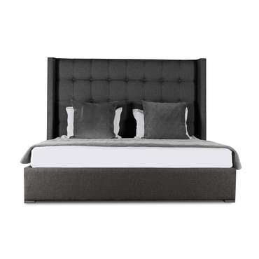 Кровать Berkley Box 140х200 серого цвета