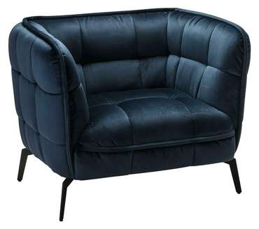 Кресло Осло темно-синего цвета