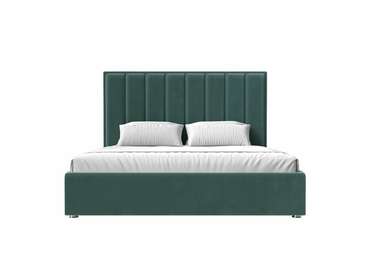Кровать Афродита 160х200 с подъемным механизмом бирюзового цвета