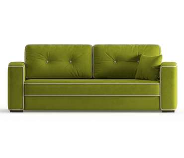 Диван-кровать Аваллон в обивке из велюра светло-зеленого цвета