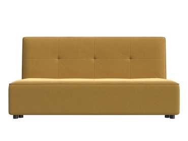 Прямой диван-кровать Зиммер желтого цвета