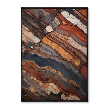 Репродукция картины Stone color palette, No 2, 2024г.