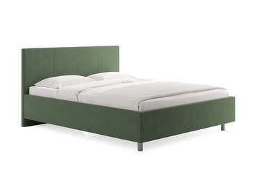 Кровать Prato 180х200 зеленого цвета без основания и подъемного механизма