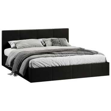 Кровать с мягкой обивкой Лора 180х200 серого цвета с подъемным механизмом