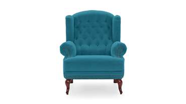 Кресло Стоколма 2 голубого цвета