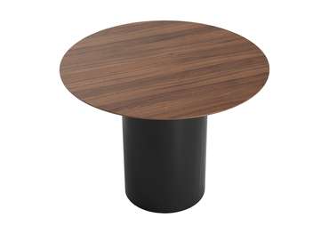 Стол обеденный Type D 100 см черно-коричневого цвета