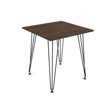 Обеденный стол Elegant 70х70 коричневого цвета
